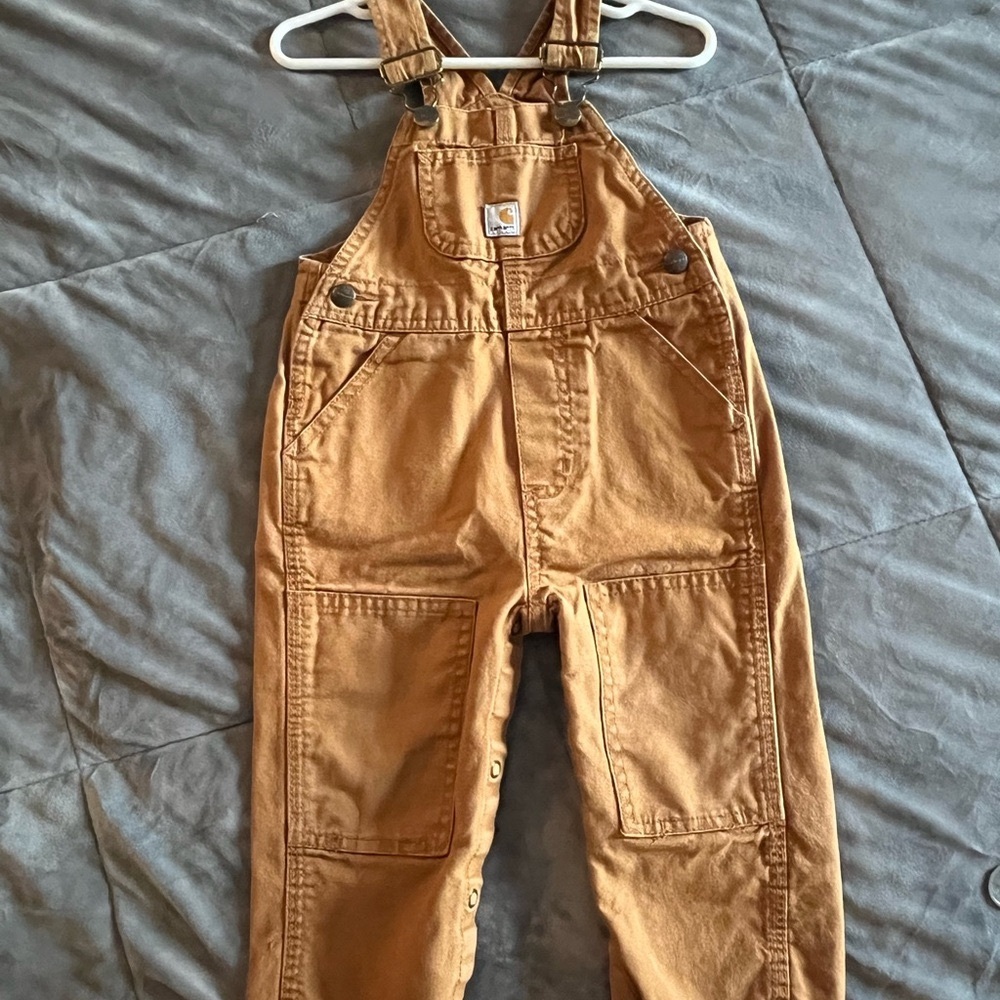 Carhartt Tan Bib Overalls
